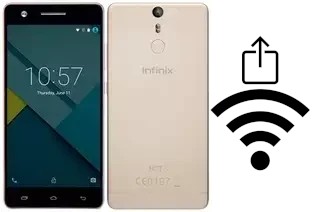 Générer un QR code avec la clé Wifi sur un Infinix Hot S