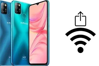 Générer un QR code avec la clé Wifi sur un Infinix Hot 10 Lite