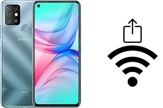 Générer un QR code avec la clé Wifi sur un Infinix Hot 10