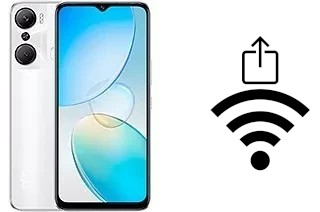 Générer un QR code avec la clé Wifi sur un Infinix Hot 12 Pro