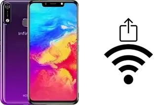 Générer un QR code avec la clé Wifi sur un Infinix Hot 7