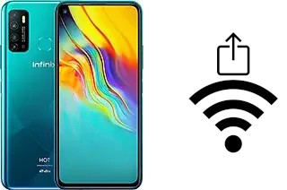 Générer un QR code avec la clé Wifi sur un Infinix Hot 9