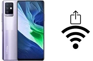 Générer un QR code avec la clé Wifi sur un Infinix Note 10