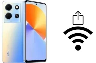 Générer un QR code avec la clé Wifi sur un Infinix Note 30