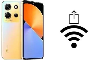 Générer un QR code avec la clé Wifi sur un Infinix Note 30i