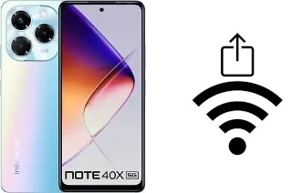 Comment générer un QR code avec le clé de sécurité réseau Wifi sur un Infinix Note 40X 5G