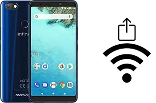 Générer un QR code avec la clé Wifi sur un Infinix Note 5