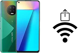 Générer un QR code avec la clé Wifi sur un Infinix Note 7