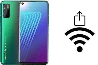 Générer un QR code avec la clé Wifi sur un Infinix Note 7 Lite