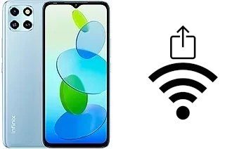 Générer un QR code avec la clé Wifi sur un Infinix Smart 6 HD