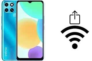 Générer un QR code avec la clé Wifi sur un Infinix Smart 6