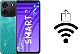 Générer un QR code avec la clé Wifi sur un Infinix Smart 7 (India)