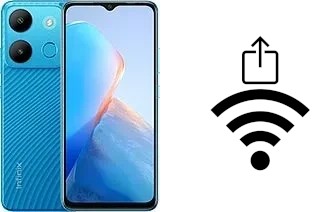 Générer un QR code avec la clé Wifi sur un Infinix Smart 7