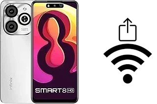 Générer un QR code avec la clé Wifi sur un Infinix Smart 8 HD