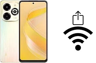 Générer un QR code avec la clé Wifi sur un Infinix Smart 8 Plus