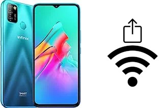 Générer un QR code avec la clé Wifi sur un Infinix Smart 5