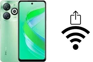 Générer un QR code avec la clé Wifi sur un Infinix Smart 8