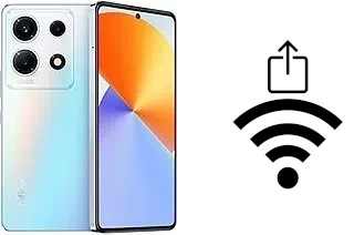 Générer un QR code avec la clé Wifi sur un Infinix Note 30 VIP