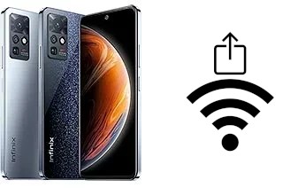 Générer un QR code avec la clé Wifi sur un Infinix Zero X