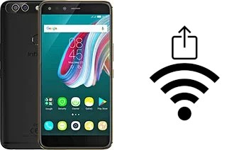 Générer un QR code avec la clé Wifi sur un Infinix Zero 5 Pro