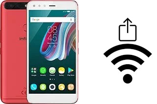 Générer un QR code avec la clé Wifi sur un Infinix Zero 5