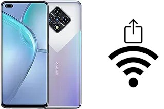 Générer un QR code avec la clé Wifi sur un Infinix Zero 8