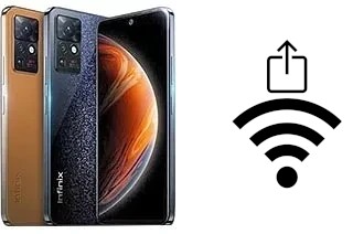 Générer un QR code avec la clé Wifi sur un Infinix Zero X Pro