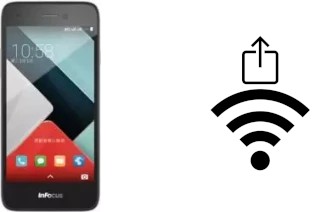 Générer un QR code avec la clé Wifi sur un InFocus M350