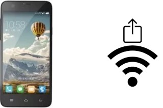 Générer un QR code avec la clé Wifi sur un InFocus M530