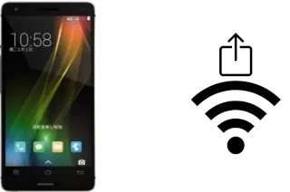 Générer un QR code avec la clé Wifi sur un InFocus M810