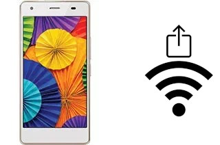 Générer un QR code avec la clé Wifi sur un Intex Aqua Ace