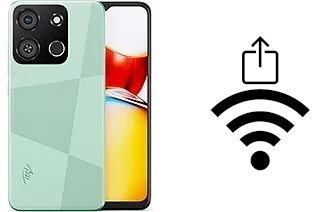 Générer un QR code avec la clé Wifi sur un itel A05s