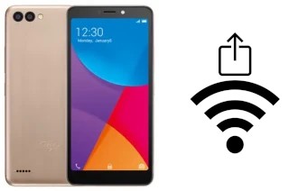 Générer un QR code avec la clé Wifi sur un itel P13