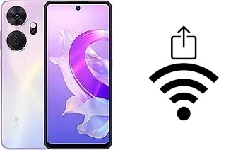 Générer un QR code avec la clé Wifi sur un itel P55+