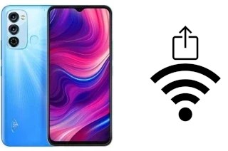 Générer un QR code avec la clé Wifi sur un itel Vision3