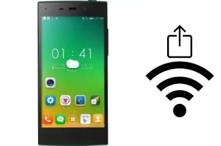 Générer un QR code avec la clé Wifi sur un IUNI U810