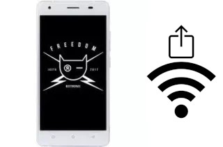 Générer un QR code avec la clé Wifi sur un Just5 Freedom M303