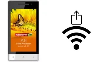 Générer un QR code avec la clé Wifi sur un Karbonn A6