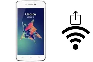 Générer un QR code avec la clé Wifi sur un KENEKSI Choice