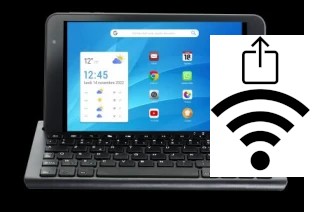 Comment générer un QR code avec le clé de sécurité réseau Wifi sur un Klipad KL9878