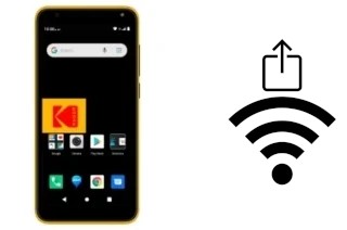 Générer un QR code avec la clé Wifi sur un Kodak KD50