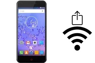 Générer un QR code avec la clé Wifi sur un Komu K50N