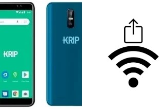 Générer un QR code avec la clé Wifi sur un Krip K55h