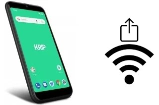 Générer un QR code avec la clé Wifi sur un Krip K65