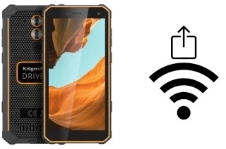 Générer un QR code avec la clé Wifi sur un Kruger-Matz DRIVE 6S