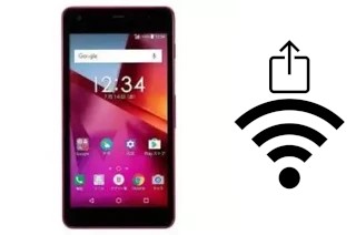 Générer un QR code avec la clé Wifi sur un Kyocera Digno G