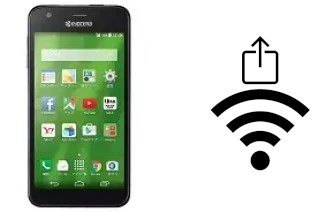 Générer un QR code avec la clé Wifi sur un Kyocera Digno U