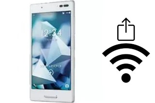 Générer un QR code avec la clé Wifi sur un Kyocera Digno V