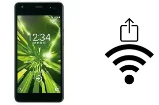 Générer un QR code avec la clé Wifi sur un Kyocera miraie f KYV39