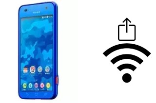 Générer un QR code avec la clé Wifi sur un Kyocera miraie KYL23